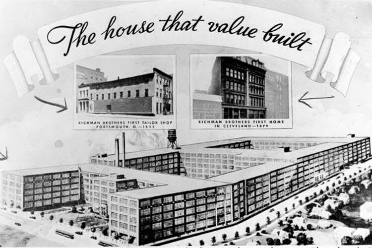 Richman Brothers factory advertisement 1954